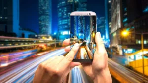 Mobile Phone City Street